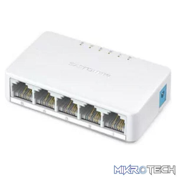 Mercusys MS105 5-Port 10/100Mbps Desktop Switch | MRC-MS105 Mercusys MS105 5-Port 10/100Mbps Desktop Switch | MRC-MS105