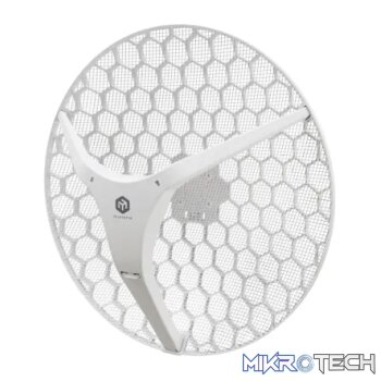 MikroTik LHG XL AX 5GHz 24.5dBi PtP CPE | LHG-5axD-XL