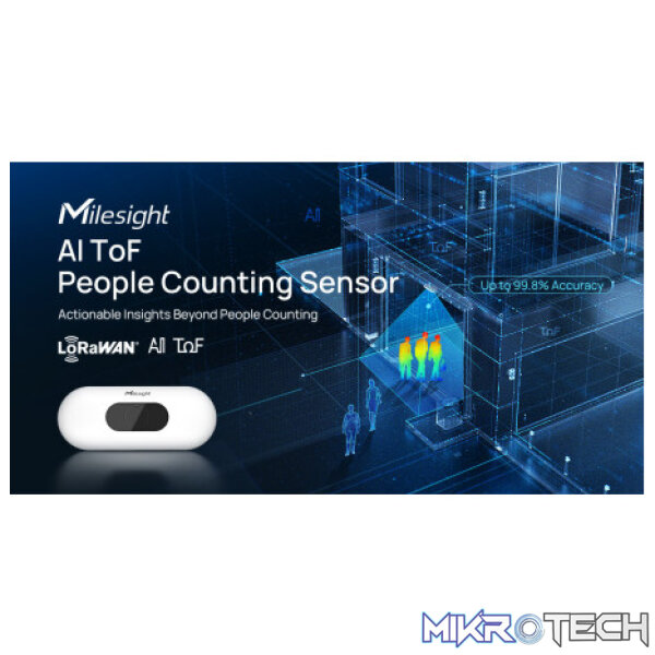 Milesight AI ToF People Counting Sensor - PoE Version (NO LoRA) - Image 3