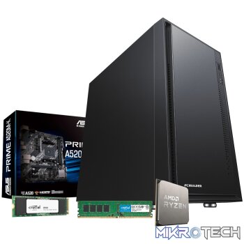 PCBuilder AMD Ryzen 5 3400G HOME MASTER Windows 11 Desktop PC