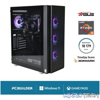 PCBuilder Ryzen 5 5600X TITAN Windows 11 Gaming PC