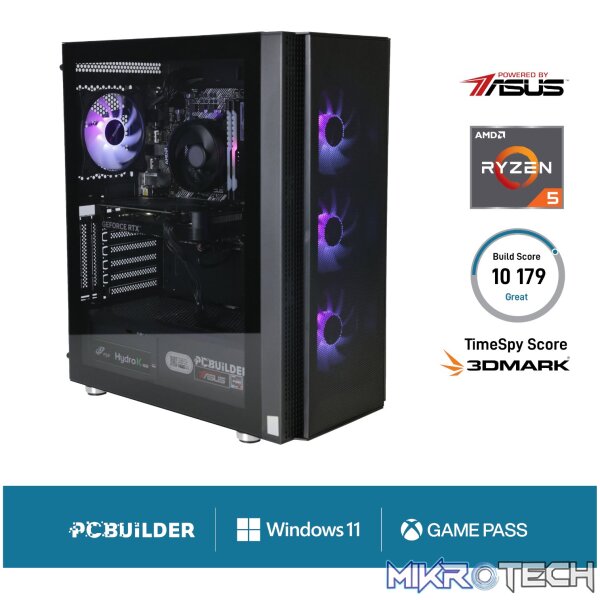 PCBuilder Ryzen 5 5600X TITAN Windows 11 Gaming PC PCBuilder Ryzen 5 5600X TITAN Windows 11 Gaming PC
