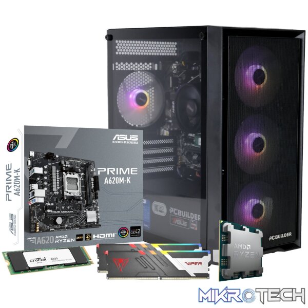 PCBuilder Ryzen 5 8600G WARDEN Windows 11 Gaming PC - Image 2