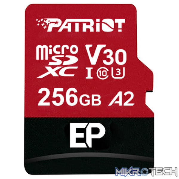 Patriot EP Series V30 A2 MicroSDXC Card Patriot EP Series V30 A2 MicroSDXC Card