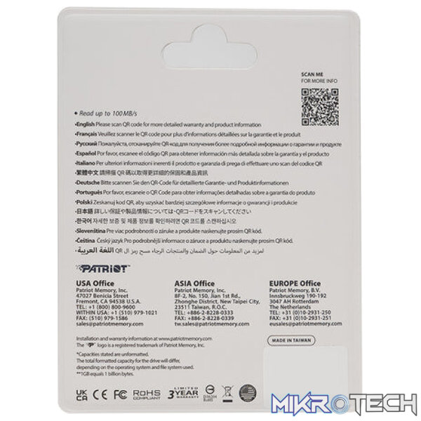 Patriot Rage R550 USB 3.2 GEN 1 Swing Type C/A Flash Drive - Image 7