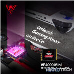 Patriot VP4000 Mini M.2 2230 PCIe Gen4 x4 Gaming SSD For Steam Deck and ROG Ally - Image 3