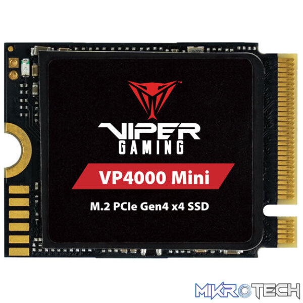 Patriot VP4000 Mini M.2 2230 PCIe Gen4 x4 Gaming SSD For Steam Deck and ROG Ally Patriot VP4000 Mini M.2 2230 PCIe Gen4 x4 Gaming SSD For Steam Deck and ROG Ally