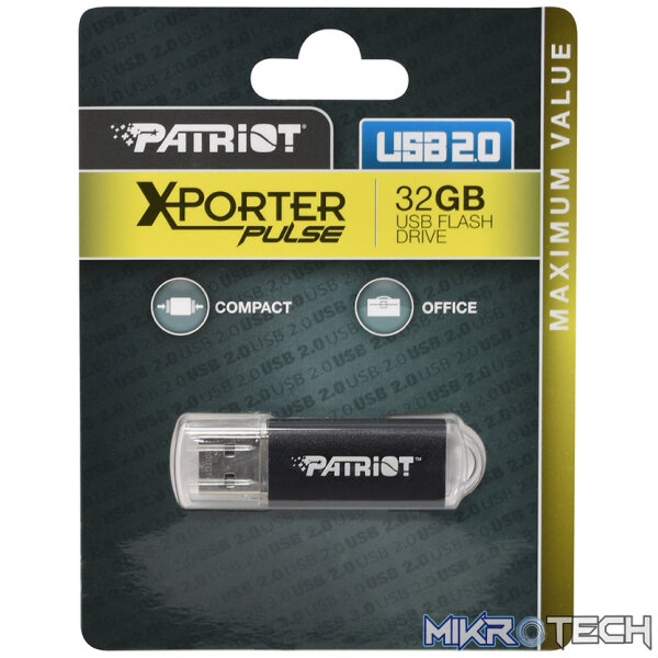 Patriot Xporter Pulse USB 2.0 Flash Drive Patriot Xporter Pulse USB 2.0 Flash Drive