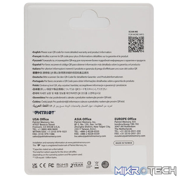 Patriot Xporter X550 USB 3.2 GEN 1 Swing Type C/A Flash Drive - Image 8