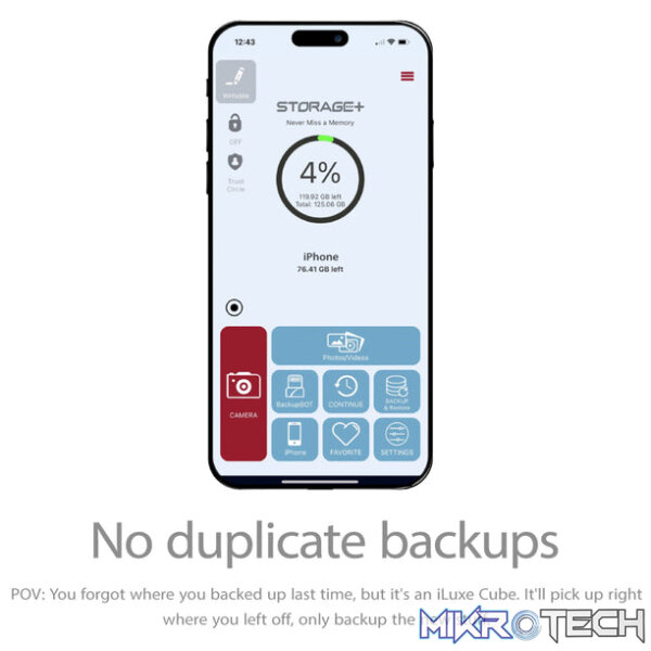 Patriot iLuxe Cube Smart Backup Solution For iPhone/iPad - Image 7