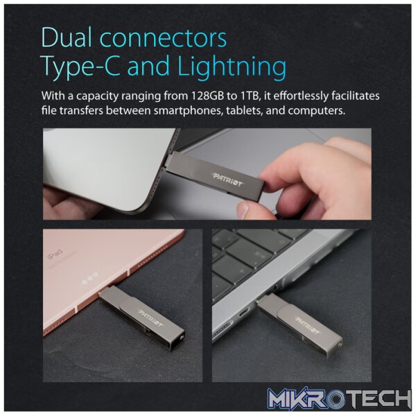 Patriot iLuxe Stick C USB 3.2 GEN 1 Type C + Lightning - Image 8