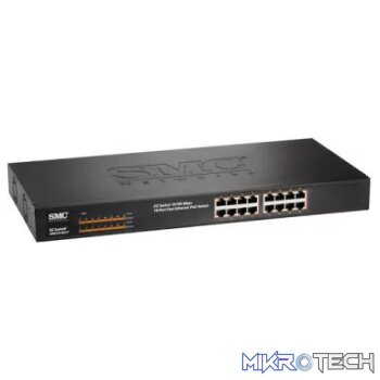 SMC Networks 16-port 10/100 Unmanaged PoE Switch