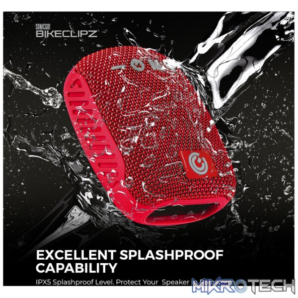SonicGear SonicGo! BikeClipz Portable Wireless Cycling Speaker - Image 11