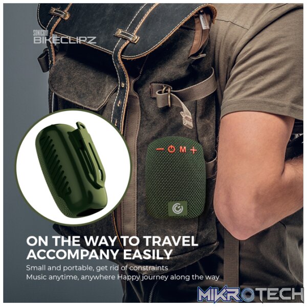SonicGear SonicGo! BikeClipz Portable Wireless Cycling Speaker - Image 13