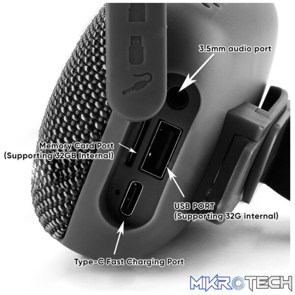 SonicGear SonicGo! BikeClipz Portable Wireless Cycling Speaker - Image 6