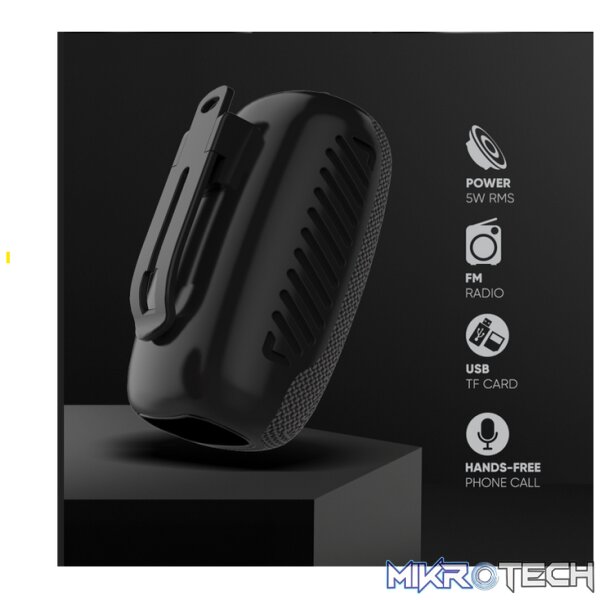 SonicGear SonicGo! BikeClipz Portable Wireless Cycling Speaker - Image 8