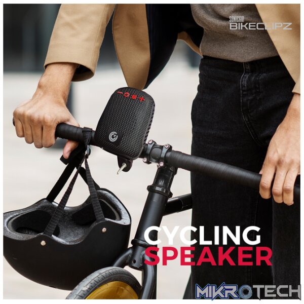SonicGear SonicGo! BikeClipz Portable Wireless Cycling Speaker - Image 9