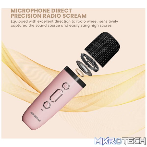 SonicGear iOX K200 Portable Bluetooth Speaker with Wireless Microphone - Image 4