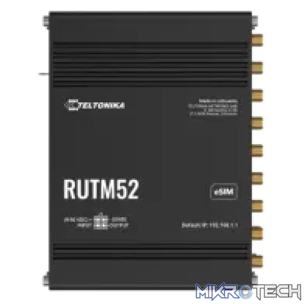 Teltonika Dual 5G Industrial Router | RUTM52 Teltonika Dual 5G Industrial Router | RUTM52