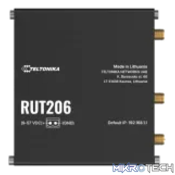 Teltonika Industrial 4G Dual SIM Router | RUT206 Teltonika Industrial 4G Dual SIM Router | RUT206