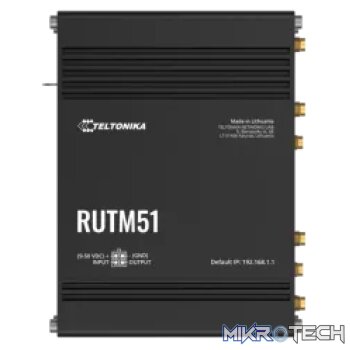 Teltonika Industrial 5G Dual SIM Router | RUTM51