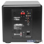 TruAudio Compact Series 10" Powered Subwoofer, Dual Passive Radiators, 250W - Image 4
