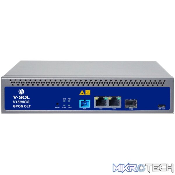 VSOL V1600GS-F Single Port GPON Optical Line Terminal VSOL V1600GS-F Single Port GPON Optical Line Terminal