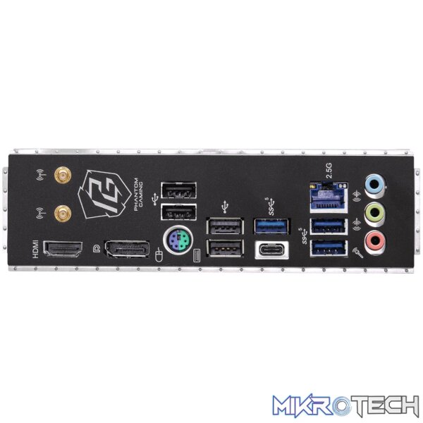 ASRock B760M PG Riptide Wi-Fi Intel LGA1700 Micro-ATX Motherboard - Image 5