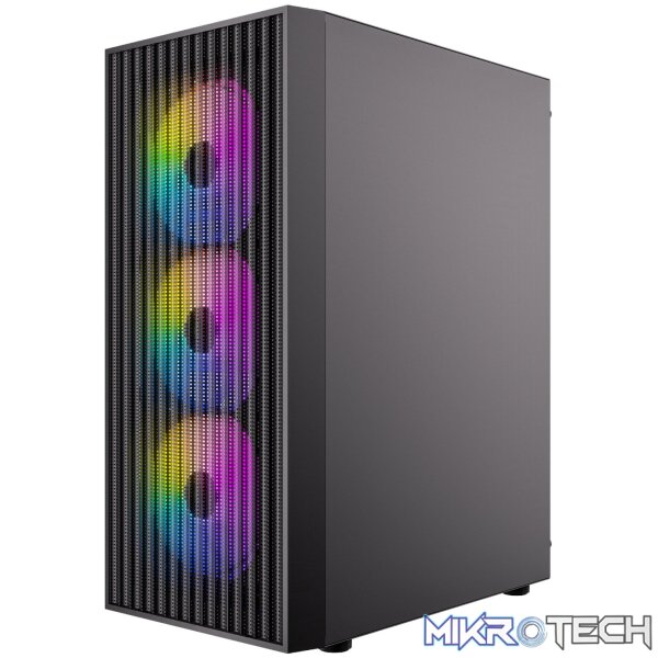 Antec AX27 RGB ELITE ATX Gaming Chassis - Black - Image 3