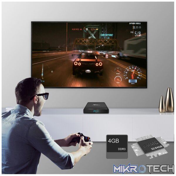 X96 Air 8K Smart TV BOX Android 9.0 Media Player with Remote Control, Quad-core Amlogic S905X3, RAM: 4GB, ROM: 32GB, Dual Band WiFi, Bluetooth, AU Plug - Image 11