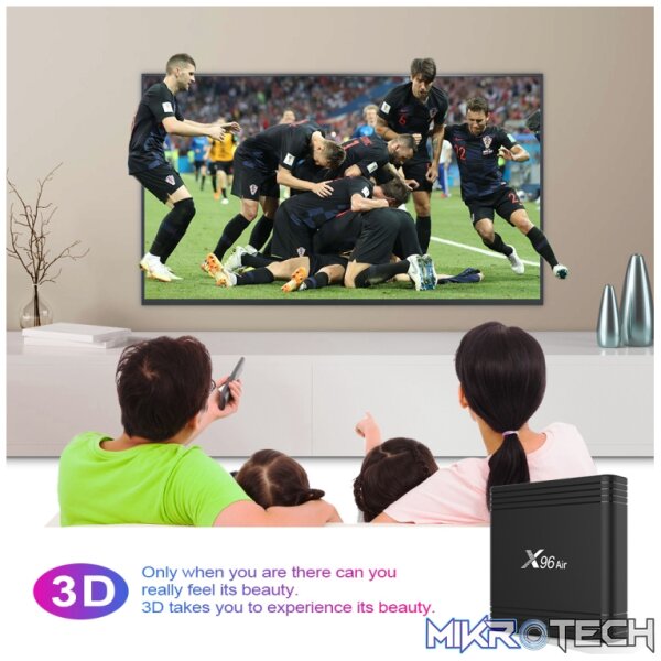 X96 Air 8K Smart TV BOX Android 9.0 Media Player with Remote Control, Quad-core Amlogic S905X3, RAM: 4GB, ROM: 32GB, Dual Band WiFi, Bluetooth, AU Plug - Image 13