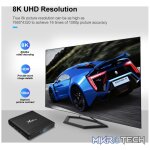 X96 Air 8K Smart TV BOX Android 9.0 Media Player with Remote Control, Quad-core Amlogic S905X3, RAM: 4GB, ROM: 32GB, Dual Band WiFi, Bluetooth, AU Plug - Image 10