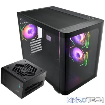 FSP S380 M-ATX ARGB Gaming Chassis and VITA GM 750W Power Supply Bundle