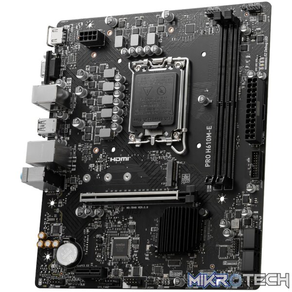 MSI H610M-S PRO Intel LGA1700 M-ATX Motherboard - Image 4