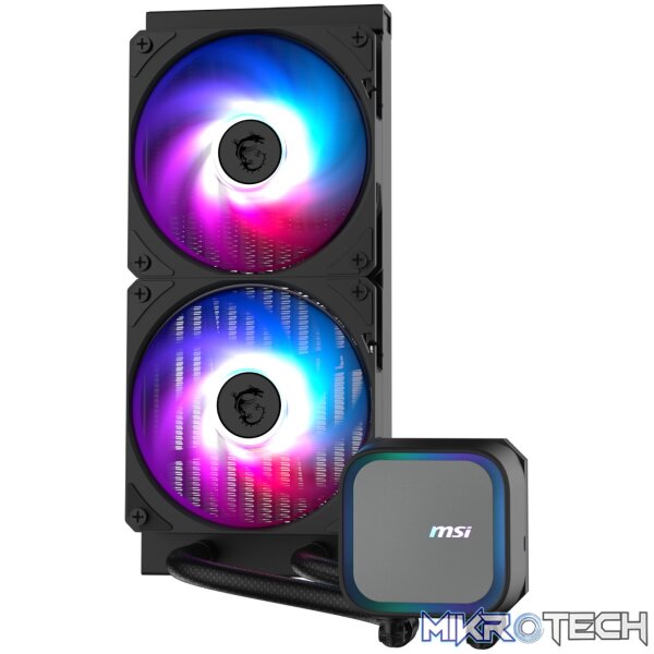 MSI MAG Coreliquid A13 240 AIO Liquid CPU Cooler - Black - Image 2