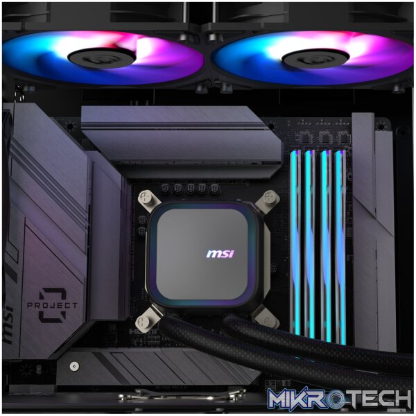 MSI MAG Coreliquid A13 240 AIO Liquid CPU Cooler - Black - Image 4