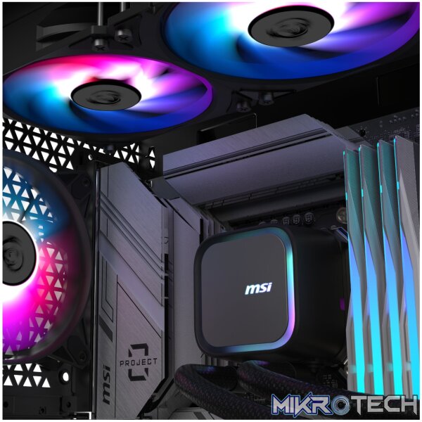 MSI MAG Coreliquid A13 240 AIO Liquid CPU Cooler - Black - Image 5