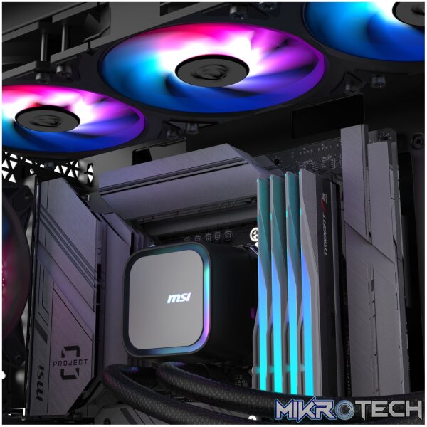 MSI MAG Coreliquid A13 360 AIO Liquid CPU Cooler - Black - Image 5