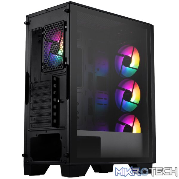 MSI MAG FORGE 130A Airflow ATX Gaming Chassis - Black - Image 4
