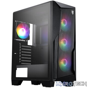 MSI MAG FORGE 130A Airflow ATX Gaming Chassis - Black