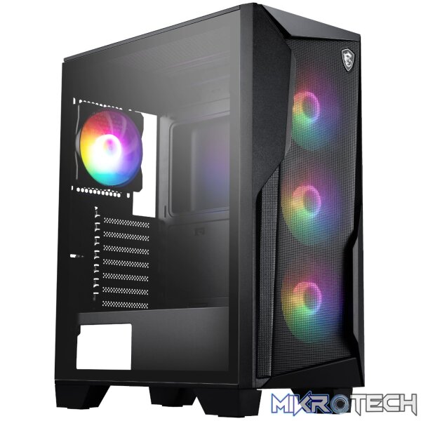 MSI MAG FORGE 130A Airflow ATX Gaming Chassis - Black MSI MAG FORGE 130A Airflow ATX Gaming Chassis - Black