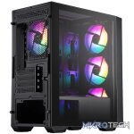 MSI PRO FORGE M050A Micro-ATX Gaming Chassis - Black - Image 3