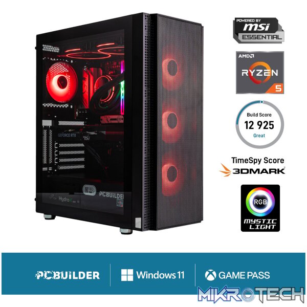 PCBuilder Ryzen 5 7600 SPECIALIST Windows 11 Gaming PC PCBuilder Ryzen 5 7600 SPECIALIST Windows 11 Gaming PC