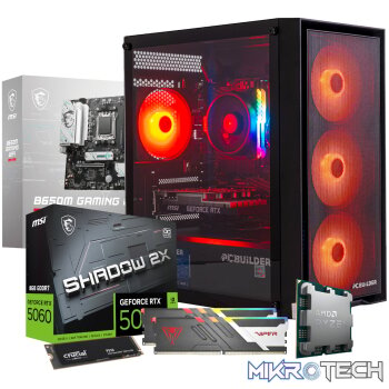 PCBuilder Ryzen 5 8400F RECON Windows 11 Gaming PC