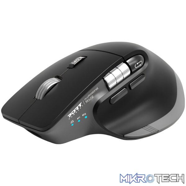 Port Connect Ultimate Rechargeable Bluetooth and Wireless Mouse - Image 4