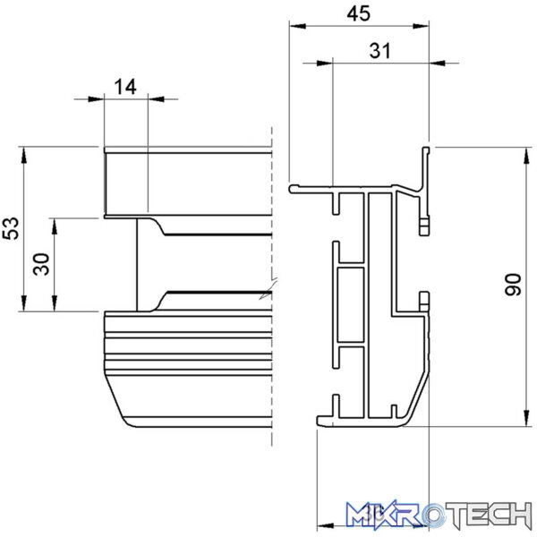 ALUSTAGE SCA-11 HEXA RECTANGULAR STAGE PLATFORM 1M X 0.5M - Image 13