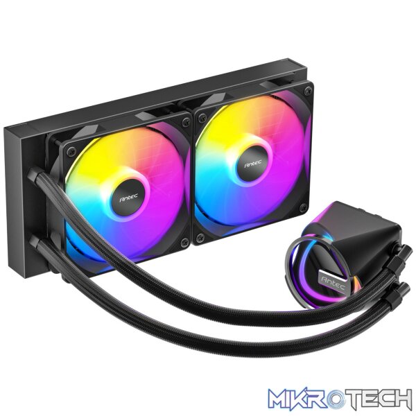 Antec Skeleton 240 ARGB CPU Liquid Cooler Black - Image 2