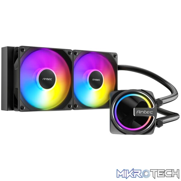 Antec Skeleton 240 ARGB CPU Liquid Cooler Black - Image 3