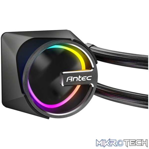 Antec Skeleton 240 ARGB CPU Liquid Cooler Black - Image 4