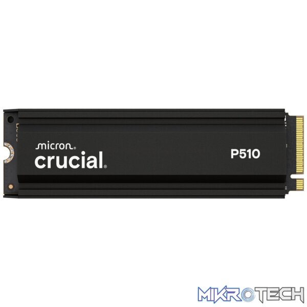 Crucial P510 2TB M.2 Gen5 with Heatsink NVMe 3D NAND SSD Crucial P510 2TB M.2 Gen5 with Heatsink NVMe 3D NAND SSD